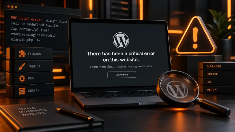 WordPress Critical Error dijagnostika i rešavanje greške