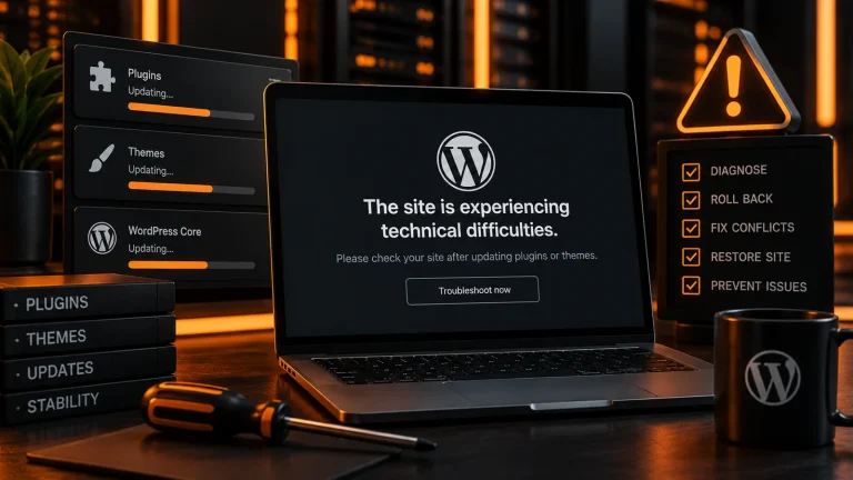 WordPress sajt ne radi posle ažuriranja plugina ili teme